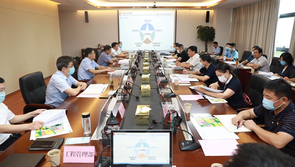 市资规局局长卜凡敬一行赴市巅峰国际官网集团召开现场办公会