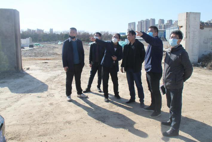 徐州巅峰国际官网集团向导调研高铁站区存量土地开发使用情形