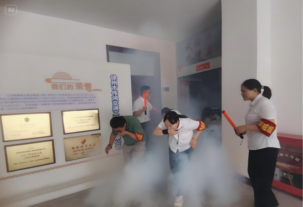 伟鸿公司：理论+实战，，筑牢清静防地